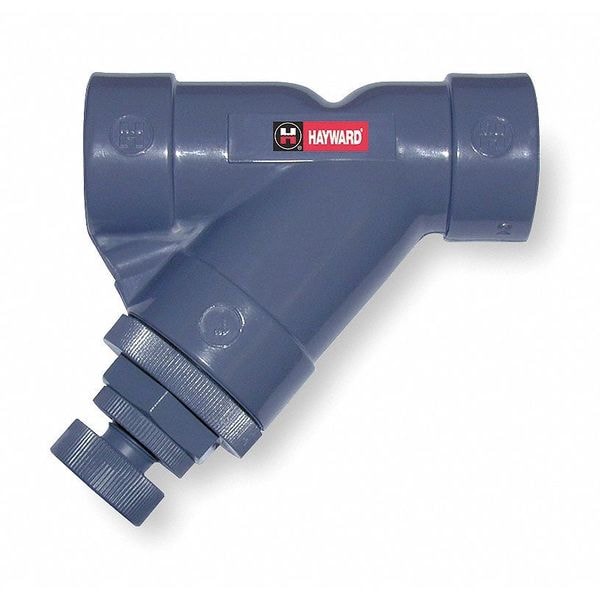 Y-Check Valve, Spring-Loaded, 3", PVC/EPDM, Threaded, Adjustable 2-15 psi