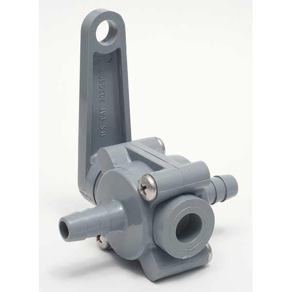 3/4" Barb PVC Ball Valve Inline