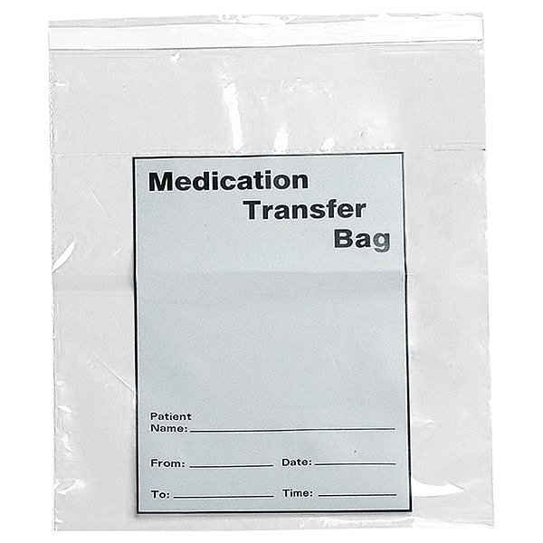 Biohazard Bags, 0.5 gal., Clear, PK1000