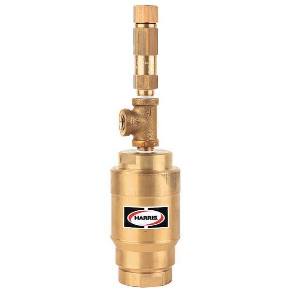 Dry Flashback Arrestor, Fuel, 1/2 in Inlet, 1/2 in Outlet
