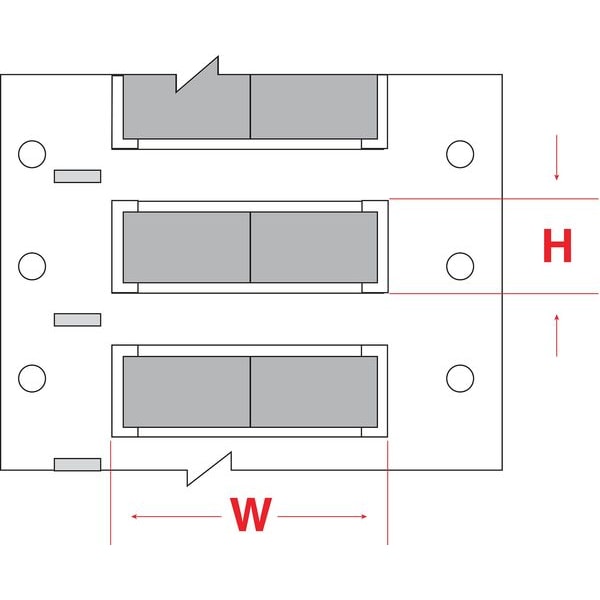 Write On Gray Wire Marker Sleeves, PermaSleeve(R) Polyolefin, PS-500-2-GY-S-2