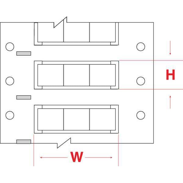 Write On White Wire Marker Sleeves, PermaSleeve(R) Polyolefin, HX-125-2-WT-3