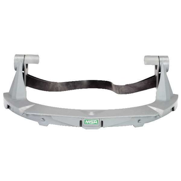 Face Shield Frame, 3.228" Height, Not Applicable Suspension, Gray