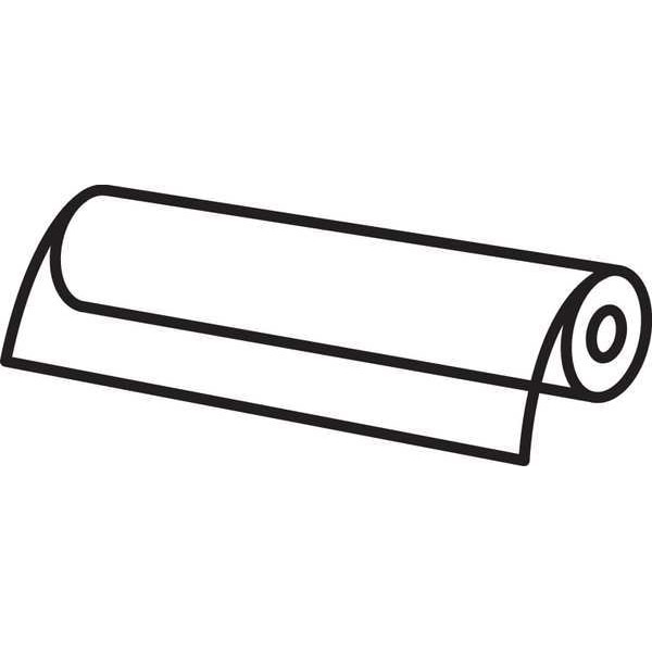 White PTFE Sheet Stock 50 ft. L x 12" W x 0.060" Thick