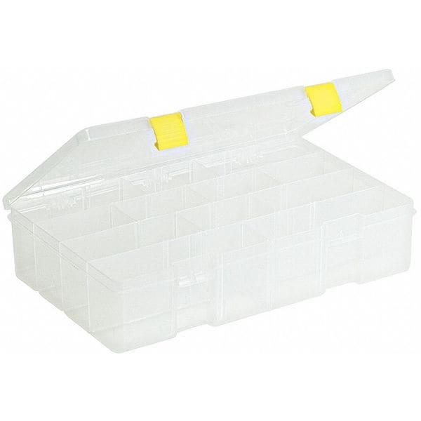 Compartment Box with 4 to 15 compartments, Polypropylene, 3-1/4" H x 14" W