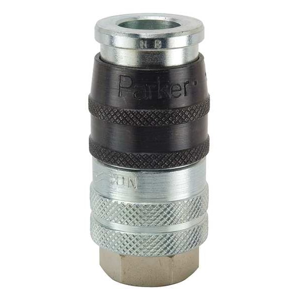 Coupler Body, Steel, FNPT, 3/8 In. Pipe