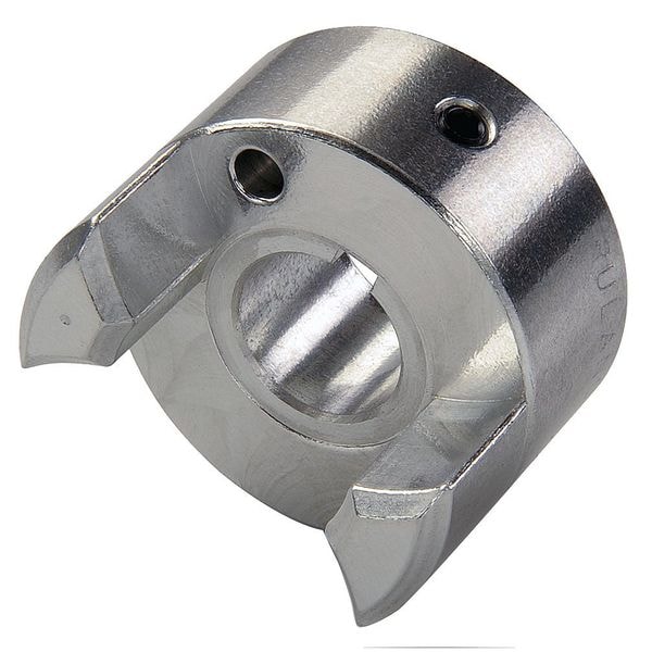 Jaw Coupling Hub, 1/2in., Aluminum