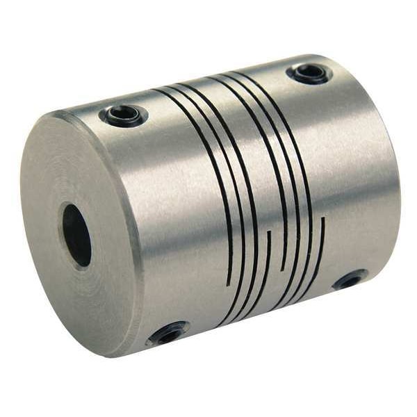 Coupling, 4 Beam Set Screw, 1/2in.x 1/2in.