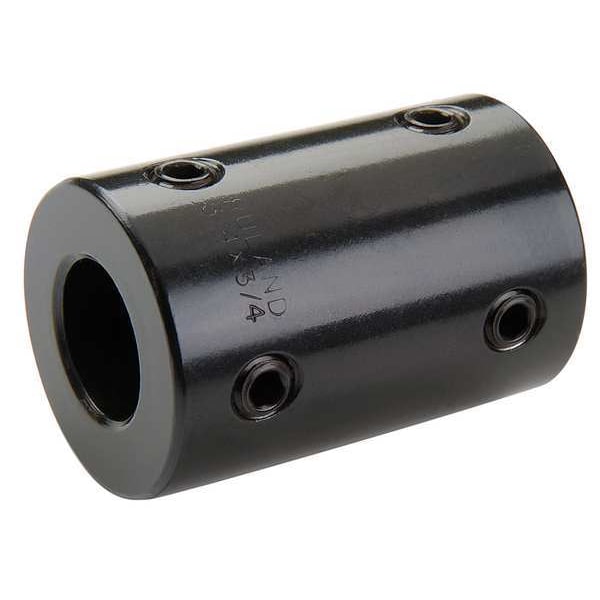Rigid Shaft Coupling, Set Screw, 2in.