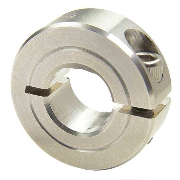 Shaft Collar, D-Bore, 1Pc, 1 In, 303 SS