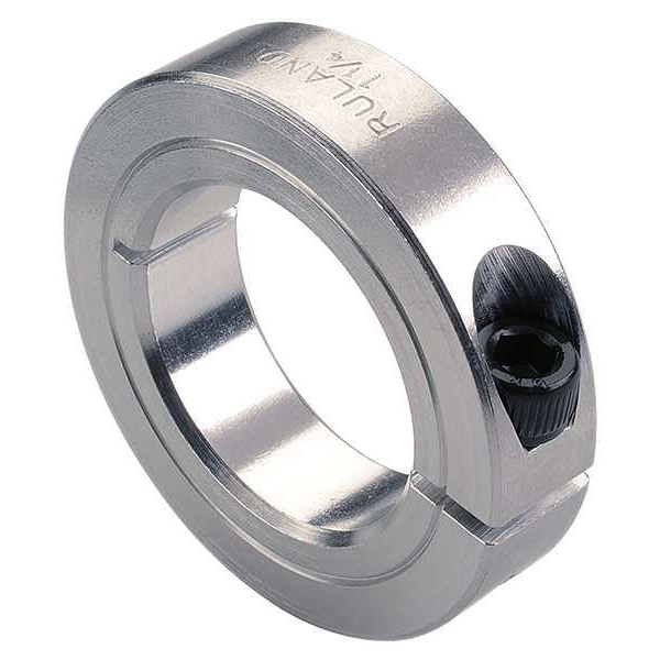Shaft Collar, Clamp, 1Pc, 34mm, Alum