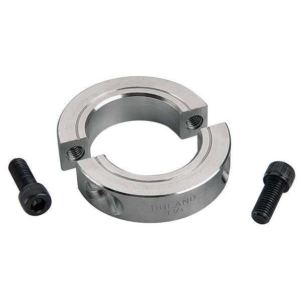 Shaft Collar, Clamp, 2Pc, 65mm, Alum