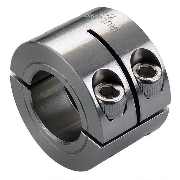 Shaft Collar, Clamp, 2Pc, 6mm, 303 SS