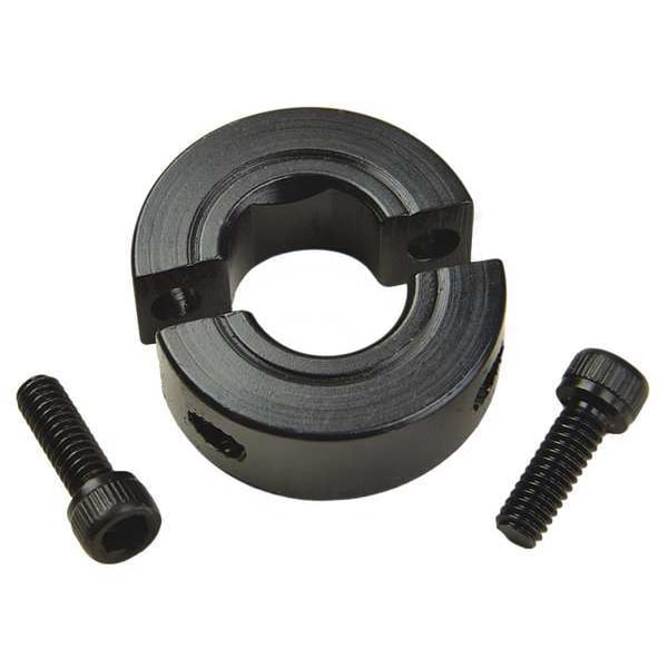 Shaft Collar, D-Bore, 2Pc, 1 In, Steel