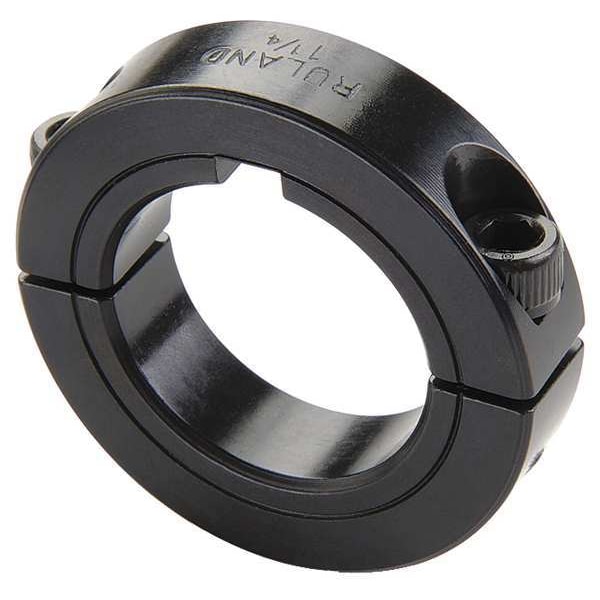 Shaft Collar, Clamp, 2Pc, 3/4 In, Steel