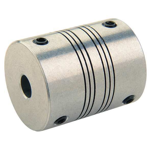 Coupling, 4 Beam Set Screw, 1/4in.x 1/4in.