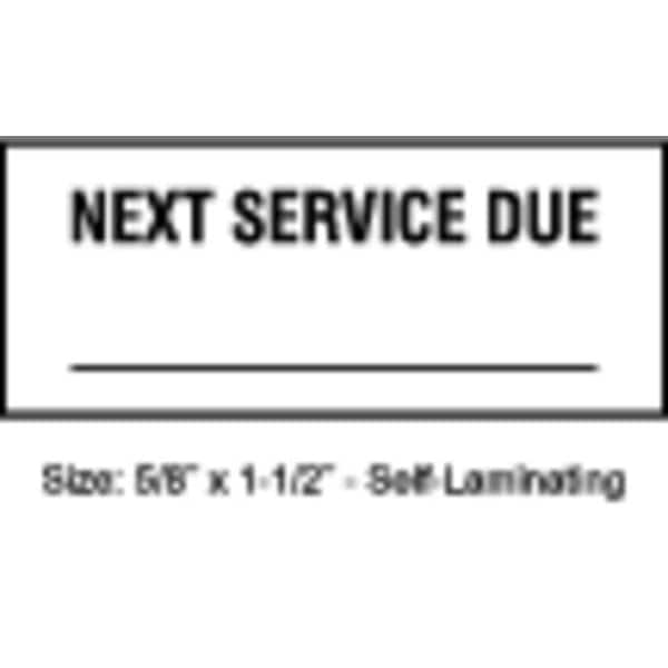 Inspection Label, ENG, Maintenance, PK350, TCSL2-10703