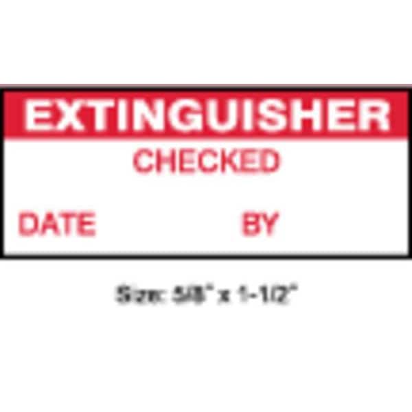 Inspection Label, ENG, Maintenance, PK350, TC-10905