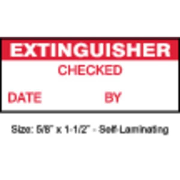 Inspection Label, ENG, Maintenance, PK350, TCSL2-10905