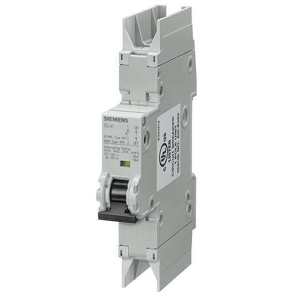 Miniature Circuit Breaker, 5SJ4 Series, 32A, 1 Pole, 277/480V AC, 10kA, D Curve