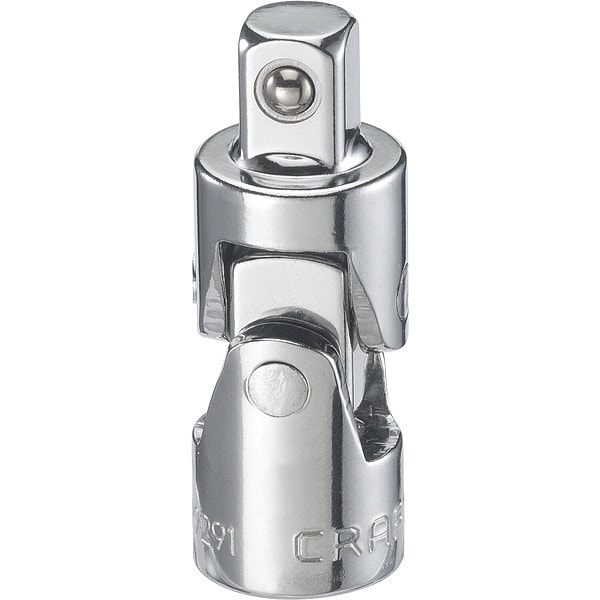 Socket, 3/8" Drive, Steel, Chrome, 5 5/32" L