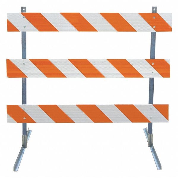 Barricade, Type III, Angle Iron, 8 ft., DG