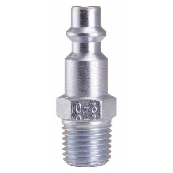 Industrial Intrchng, Plug, Free Swvel, 1/4"