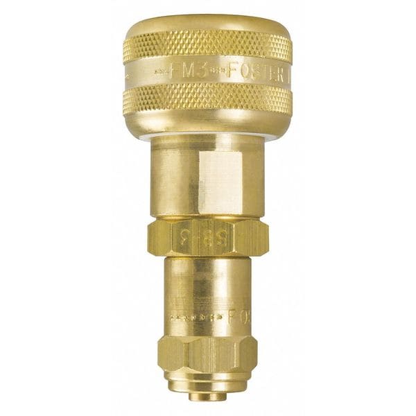 Industrial Interchange, Sockt, Brass, 1/4"