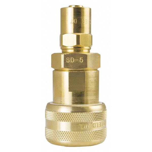 Industrial Intrchnge, Socket, Brass, 1/2"