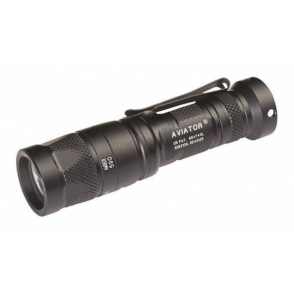 Red Dual Spectrum Aviator Flashlight, 123A, 20lm