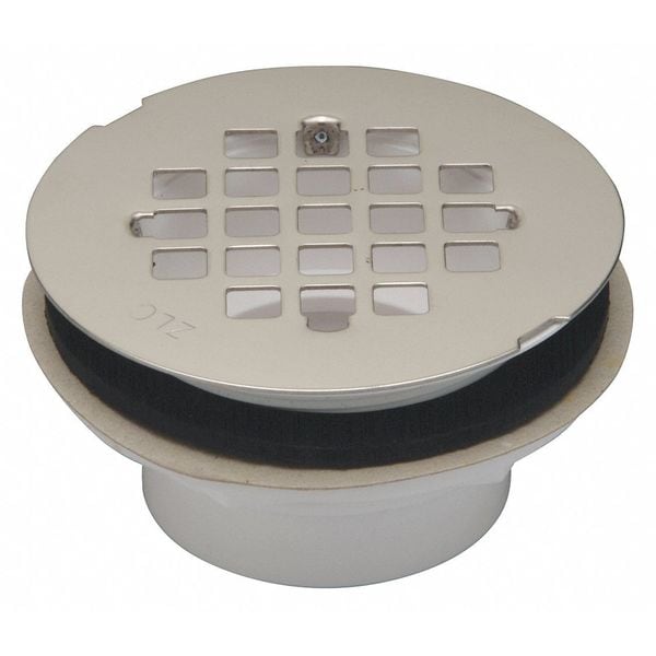 Shower Drain, PVC, Solvent Weld, 2"