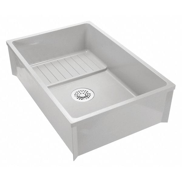 PVC, Stainless Steel Mop Basin