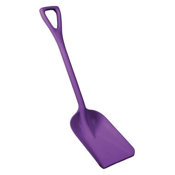 Hygienic Square Point Shovel, Polypropylene Blade, 23 1/2 in L, Purple