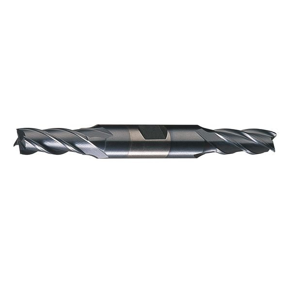 4-Flute HSS Center Cutting Square Double End MIll Cleveland HD-4C-TC TiCN 3/16x3/8x1/2x3-1/4