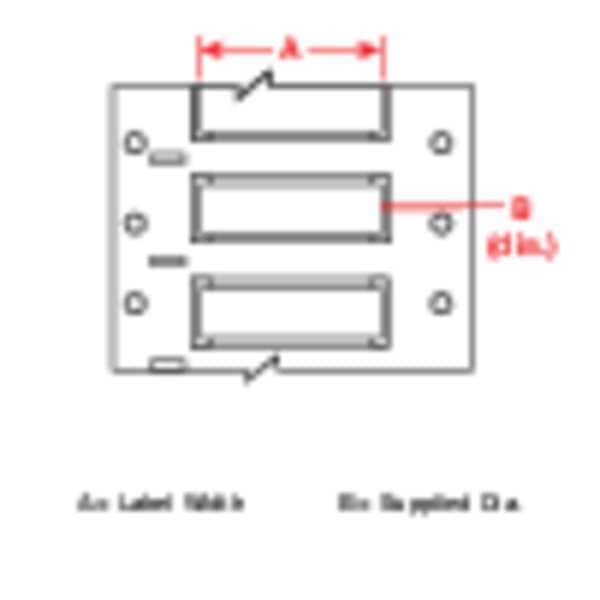 Heat Shrink Label, 2:1 I.D. Shrink Ratio, 1/4 in I.D. Before Shrinking, White, 2 in