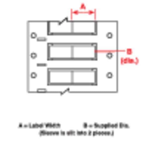 1" x 41/64" White Wire Marking Sleeves, 3FR-375-2-WT-2