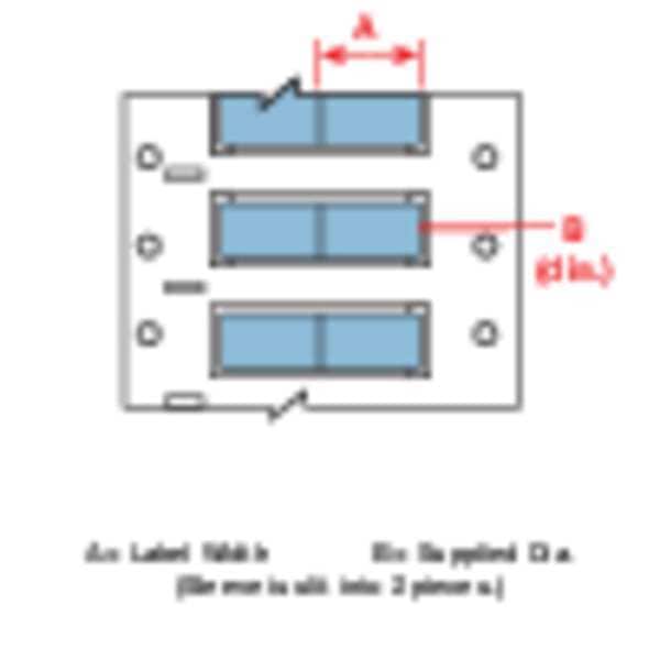 1" x 1-21/32" Blue Wire Marking Sleeves, PS-1000-2-BL-2