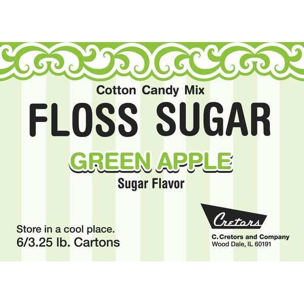 Cotton Candy Green Apple Mix, 3-1/4lb, PK6