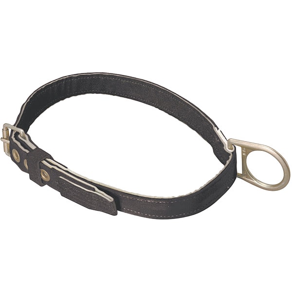Body Belt, 1 D-Rings, Back Location, Stainless Steel, Includes Padding: No , 2XL