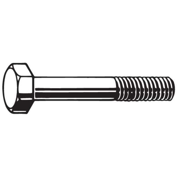 Grade A490, 7/8"-9 Structural Bolt, Plain Steel, 5 1/2 in L, 5 PK