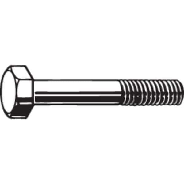 Grade A325, 7/8"-9 Structural Bolt, Hot Dipped Galvanized Steel, 6 1/2 in L, 5 PK