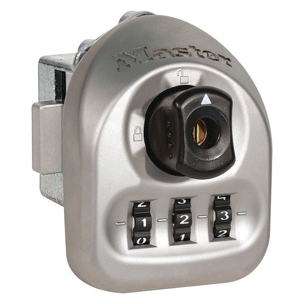Multiuse Lock, Silver/Black, 3-1/16 in. H