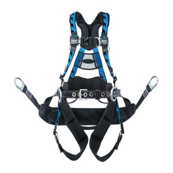 AirCore(TM) Tower Full Body Harness, L/XL, 400 lb., Quick-Connect Chest/ Quick-Connect Leg Straps