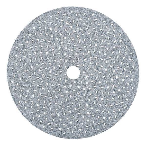 Hook-and-Loop Sanding Disc, 5" Dia, Multi-Hole, Ceramic Alumina, P120 Grit, Coated Type