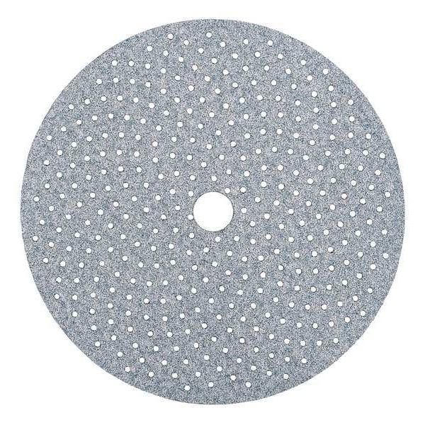 Hook-and-Loop Sanding Disc, 5" Dia, Multi-Hole, Ceramic Alumina, P150 Grit, Coated Type