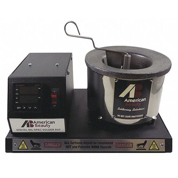 Solder Pot, Digital, 3 lb., Ceramic Coated