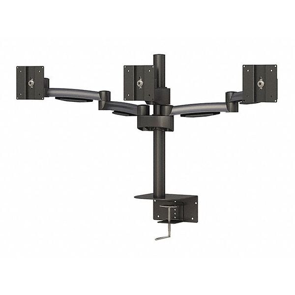 Triple Monitor Arm Stand Desk Clamp