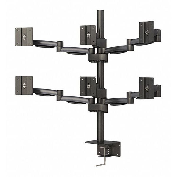 Display Arm Stand, Six-Monitor