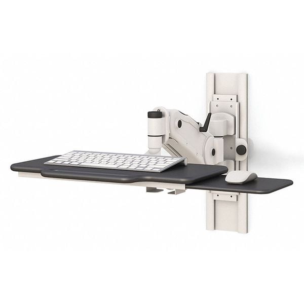 Wall Mounted Keyboard Arm and Tray
