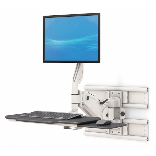 Horizontally Mounted Wall Monitor Arm